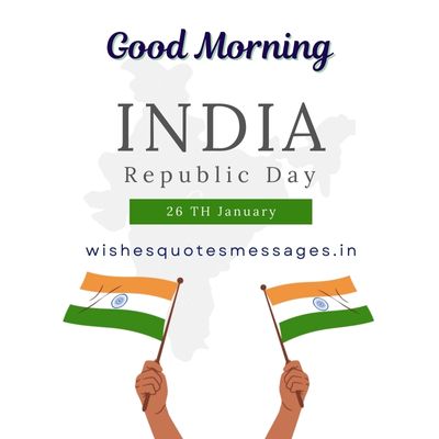 good morning images with republic day