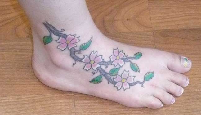 Cherry blossom show up on all parts of the body sometimes as stand alone