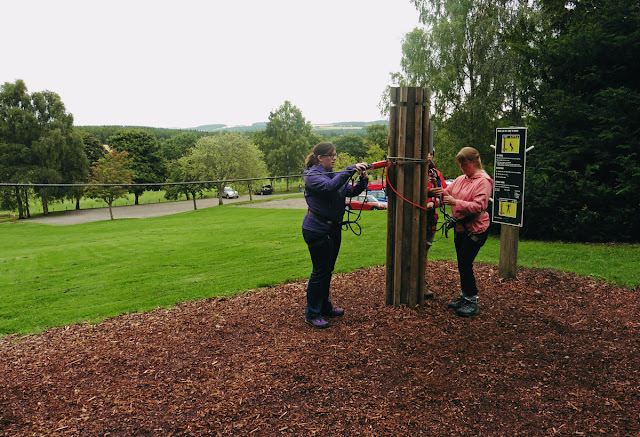 Safety first - Go Ape at Crathes Castle