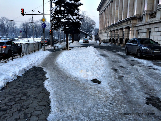 Nieve helada Bulgaria