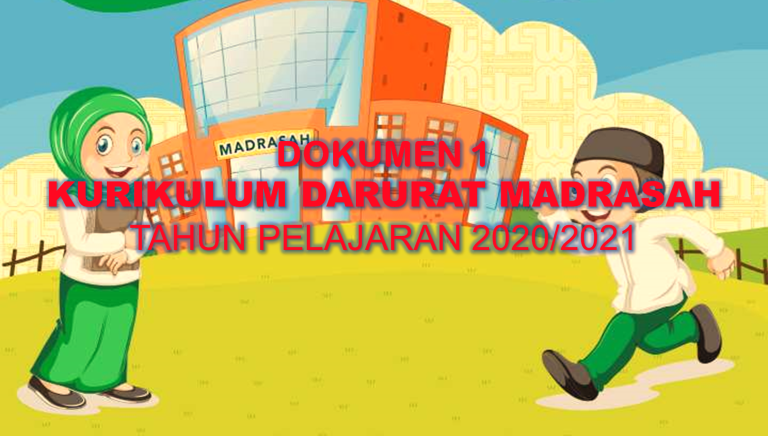 Contoh Dokumen 1 Kurikulum Darurat Madrasah Tahun Pelajaran 2020-2021