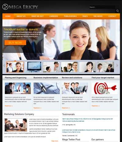 Template OT Ericpy untuk Joomla 1.5 dan 1.7