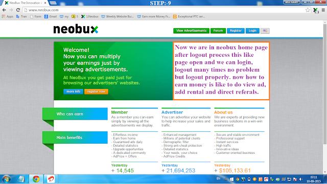  neobux login and logout step 9