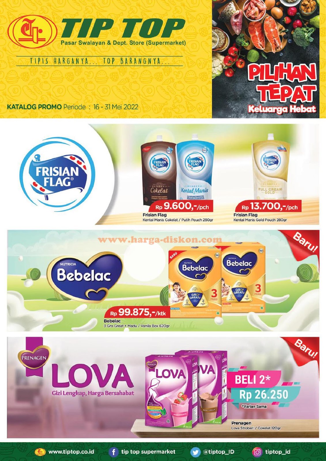 Katalog TIPTOP Promo TIPTOP Swalayan Terbaru 16 - 31 Mei 2022