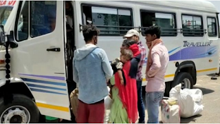 लग्जरी सुविधा के नाम पर निजी बस संचालक प्रवासियों से वसूल रहे मनमाना किराया