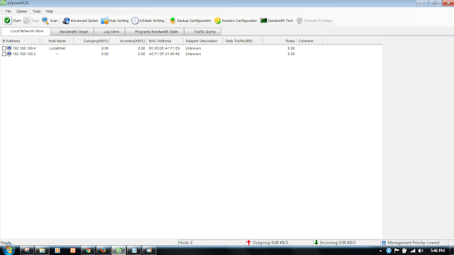 Cara Mengatur Bandwidth Menggunakan P2Pover