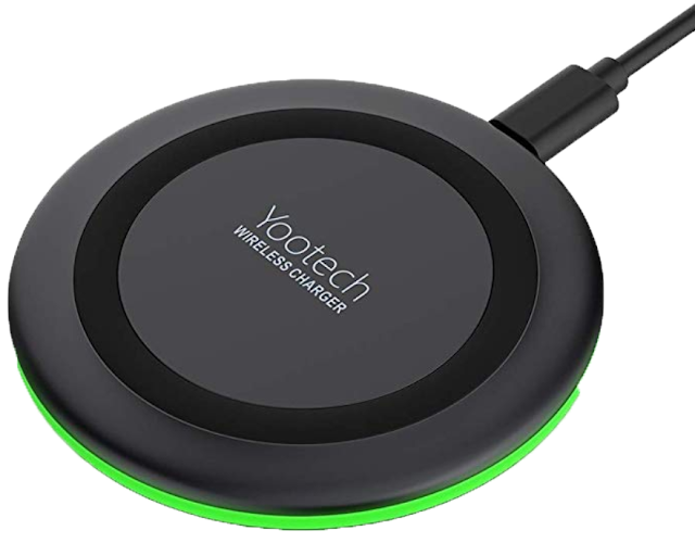 Yootech Wireless Charger Qi-Certified 10W Fast Wireless Charging Pad, 7.5W Compatible with iPhone 11/11 Pro/11 Pro Max/XS MAX/XR/XS/X/8, Galaxy Note 10/Note 10 Plus/S10/S10 Plus/S10E