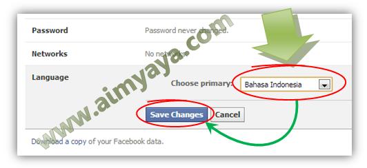 Facebook bagi sebagian orang sudah menjadi kebutuhan tersendiri Cara Mengganti Bahasa Facebook