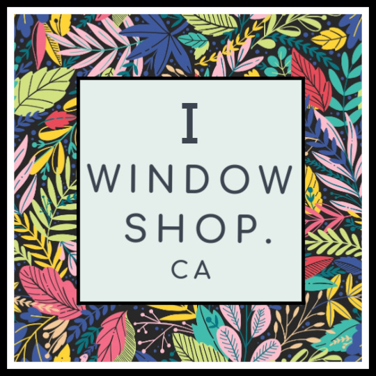 floral logo I window shop.ca