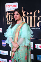 Samantha Ruth Prabhu Smiling Beauty in strange Designer Saree at IIFA Utsavam Awards 2017  Day 2  Exclusive 47.JPG