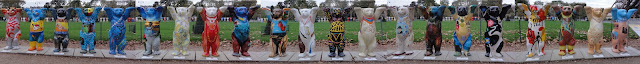 Buddy bears at the Champ de Mars Paris