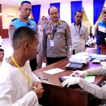 Hari Kedua Rikkes Tahap Pertama Casis Bintara Polri Panda Pklda Sulsel TA 2024, Inilah Pesan Kabiddokkes Polda Sulsel