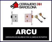 cerradura de embutir arcu 304