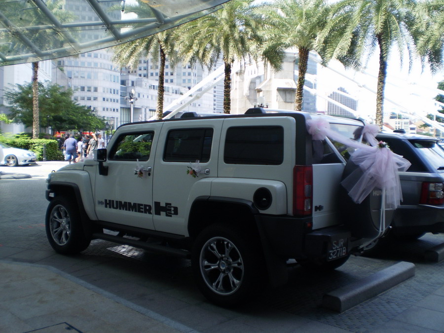 Long's Photo Gallery: Hummer H3 Wedding Car