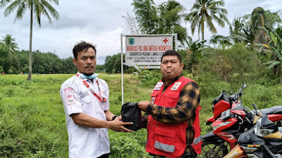 HUT PMI Ke 79 Tingkat Paluta Diwarnai Penanaman Pohon dan Santunan Anak Yatim