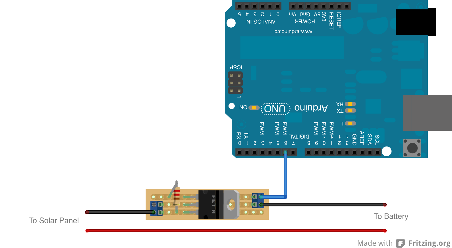 The resistor across the pins of the MOSFET is a pull-down resistor 