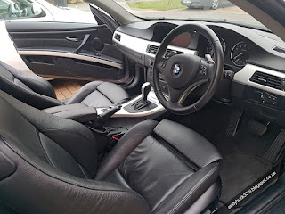 BMW E92 335i coupe black leather interior automatic