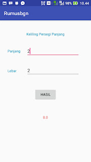 Membuat Aplikasi Menghitung Luas dan Keliling Persegi Panjang Dengan Android Studio