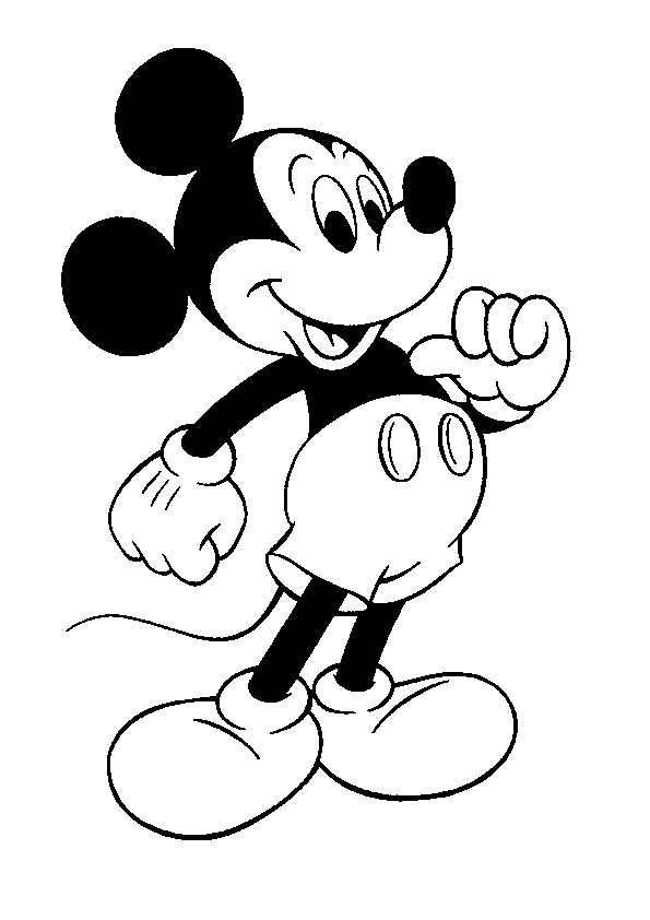 Mickey Mouse Coloring Pages Mickey