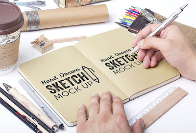 FREE HAND DRAWN SKETCH MOCKUPS