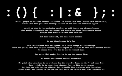 Why do we use Linux? Click here to find a bigger picture