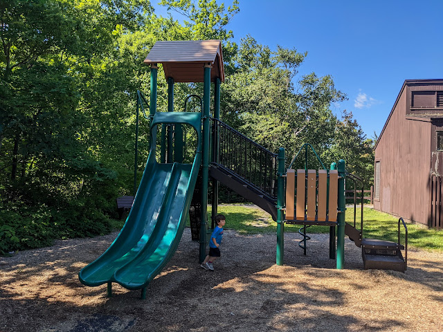 Playground at North South Lake Campground