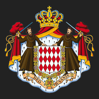 Armas da Casa de Grimaldi (imagem disponível no portal do Palácio Principesco).