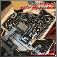 Lid panel painted