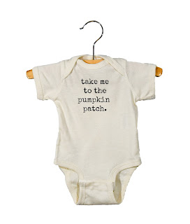 Baby Fall Pumpkin Patch Onesie from Archer & Ella