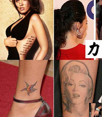 Sexy Tattoo Megan Fox