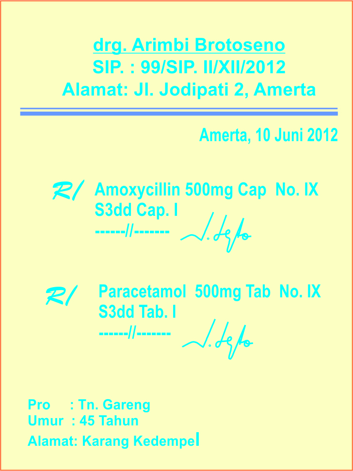 Gambar Tentang Dokter Auto Design - Contoh Surat Resep 