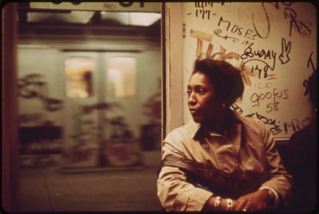 Fotografías del metro de Nueva York en la década de 1970