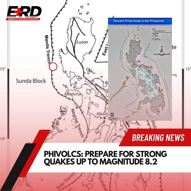 PHIVOLCS Warn of Powerful Earthquake upto Magnitude 8.2 Soon