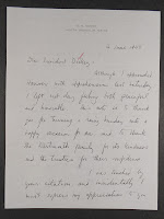 A handwritten letter from 1948, addressed to President Dickey.