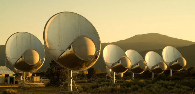 Allen Telescope Array в институте SETI в Хат-Крик, Калифорния.