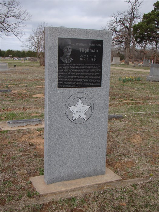 Image result for bill tilghman's grave