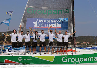 Franck Cammas et son Team remportent le Tour Voile.