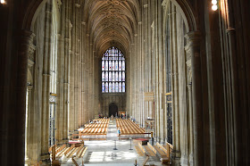 royal burial, Canterbury Cathedral, medieval, church, visit, Thomas Becket, inside, architecture, history, historical, old, large, impressive, Henry II, pilgrimage, arch, pillars, photo, photograph, day trip,  UK, England 