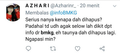 Tweet BMKG Soal “Bukan Tsunami Anyer” Hilang, BMKG Ralat Tweet Sebelumnya