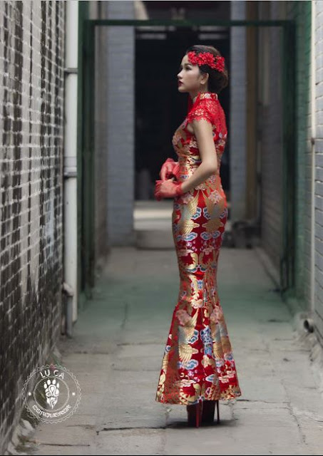 Mary Huynh in Cheongsams Dress