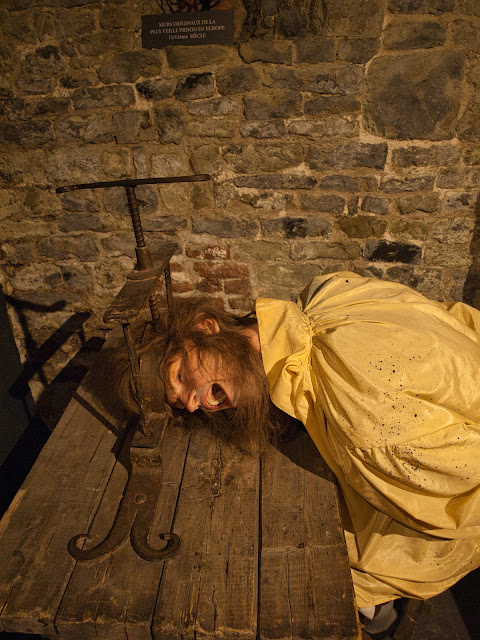 jiemve, Bruges, musée de la torture, écrasement de tête