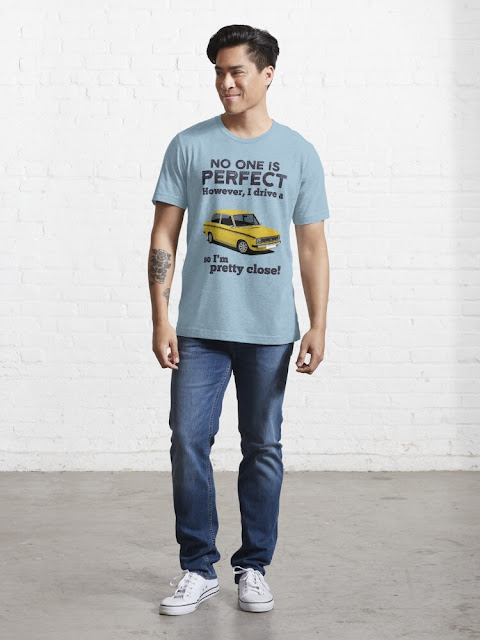 No one is perfect. However, I drive a DAF 66 so I'm pretty close!  -  t-shirt