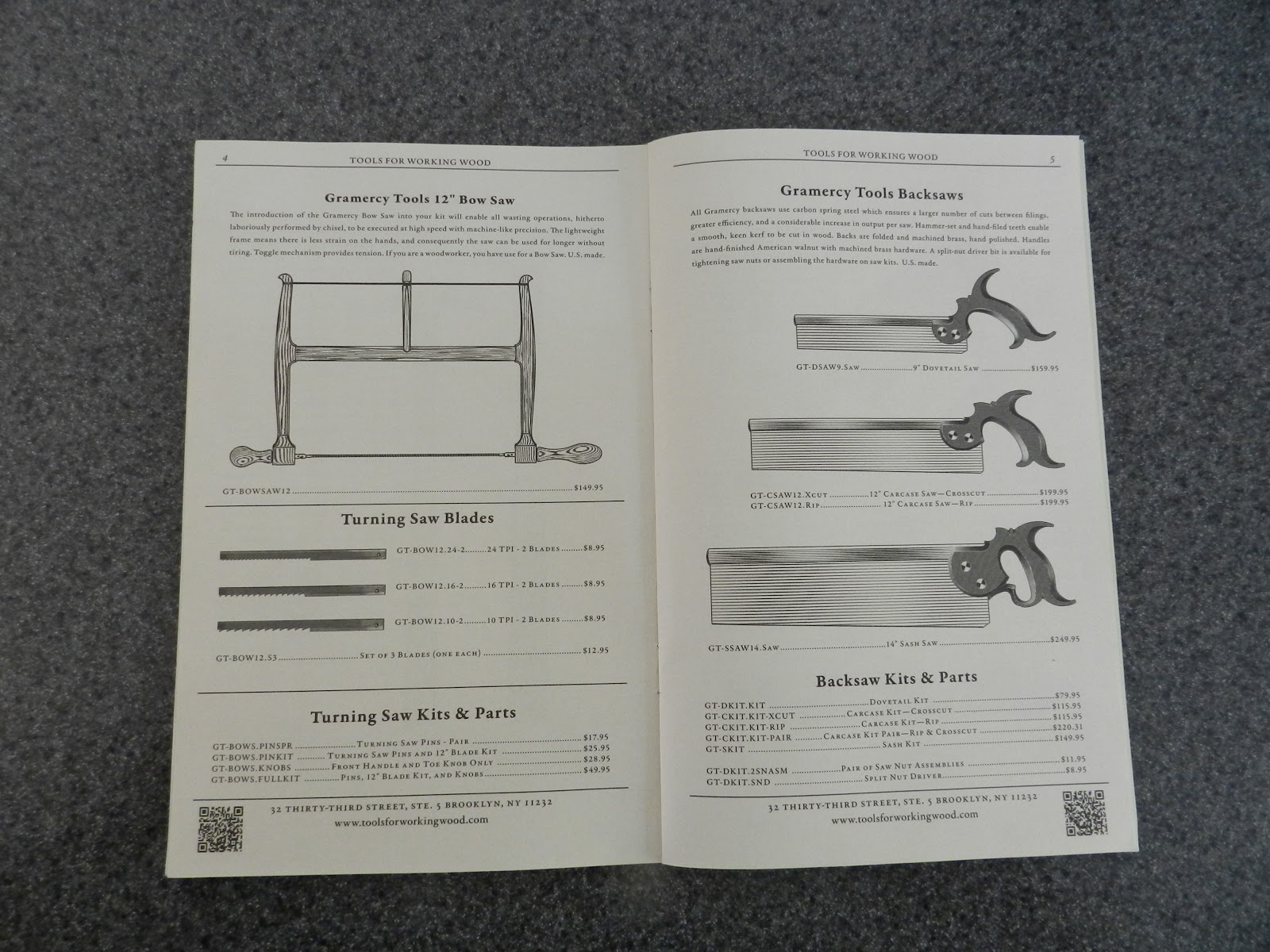 woodworking supply catalogs