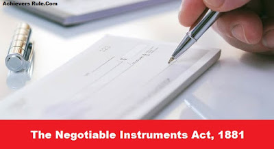 Frequently Asked Questions on Negotiable Instruments Act