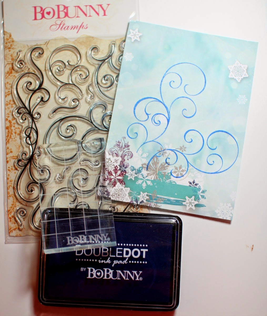 Stamping and Pearlescents tutorial by Ilene Tell using BoBunny Altitude