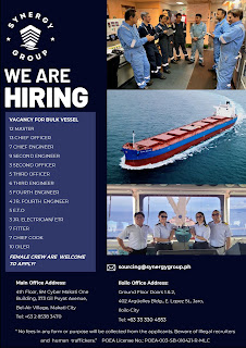 sea job urgent