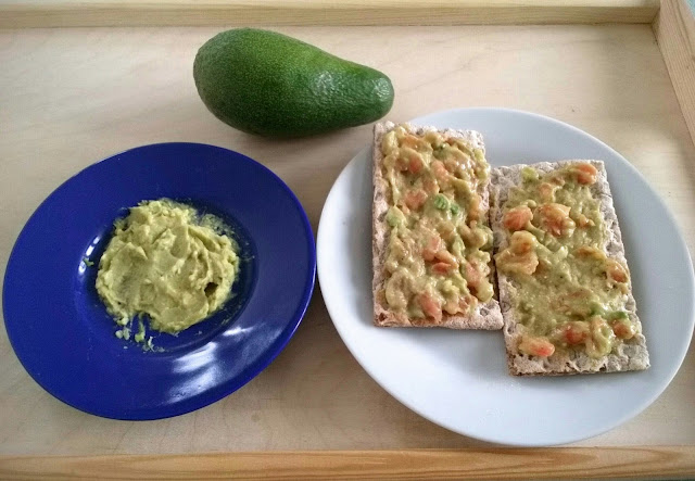 Guacamole i maseczka z awokado