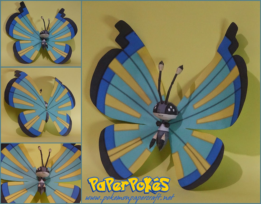 Pokemon Vivillon Papercraft