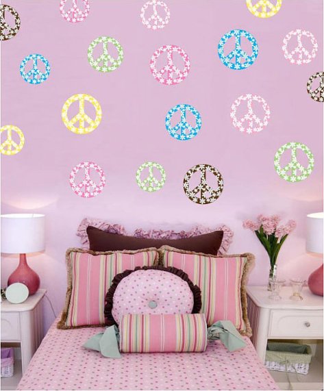 Peace Sign Decorations For Bedrooms