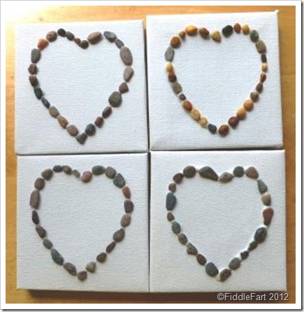 Miniature Pebble Canvases